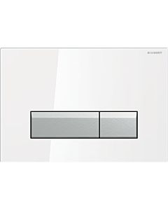 Geberit BetPl. Sigma40 , pour 2 ensembles sp. 242601SI1 verre blanc