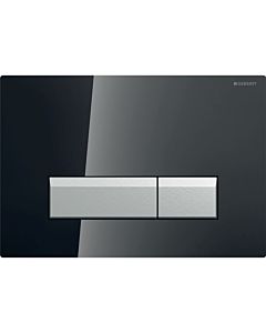 Geberit BetPl. Sigma40 , pour 2 ensembles sp. 242601SJ1 verre noir