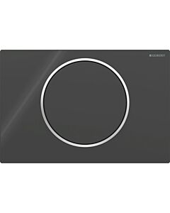 Geberit Sigma10 Betätigungsplatte 115758KM5 schwarz, hochglanz-verchromt