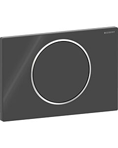 Geberit Sigma10 Betätigungsplatte 115758KM5 schwarz, hochglanz-verchromt