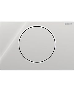 Geberit Betätigungsplatte Sigma10 115758KH5 hochglanz/seidenglanz/hochglanz, Spül-Stopp