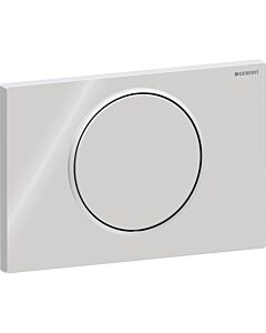 Geberit Betätigungsplatte Sigma10 115758KH5 hochglanz/seidenglanz/hochglanz, Spül-Stopp