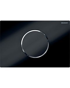 Geberit WC control 115908KM6 battery operation, dual flush, deep black RAL 9005