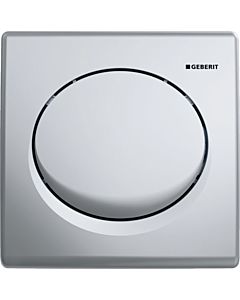 Geberit Urinalsteuerung Basic 115820465 seidenglanz-verchromt, pneumatisch, Kunststoff