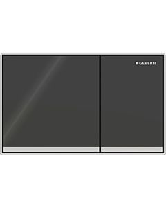 Geberit Betätigungsplatte Omega60 115081SJ1 Glas schwarz, für Omega Spülkästen