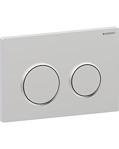 Geberit Betätigungsplatte Kappa 21 115240KN1  seidenglanz verchromt/hochglanz verchromt