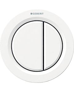 Geberit contrôle WC Typ 01 116050111 pneumatique, double chasse, pour Meubles , plastique, blanc -alpin