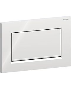 Geberit Sigma 10 Square plaque d&#39;actionnement 115893KY1 chromé brillant / chrome brossé