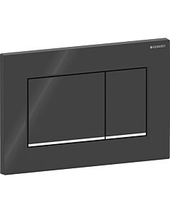 Geberit Sigma 20 Square Betätigungsplatte 115883KM1 schwarz / hochglanz-verchromt