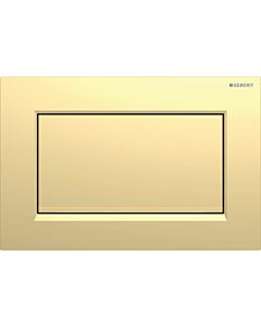 Geberit Sigma30 Betätigungsplatte 115893451 vergoldet, für Spül-Stopp-Spülung