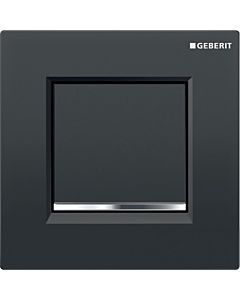 Geberit Urinalsteuerung Typ 30 116017KM1 pneumatisch, schwarz/hochglanz-verchromt