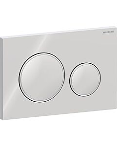 Geberit Sigma 20 Round actuator plate 115882KH1 high-gloss chrome-plated / satin chrome-plated