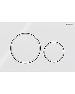 Geberit Sigma 20 Round Betätigungsplatte 115882KJ1 weiß / hochglanz verchromt
