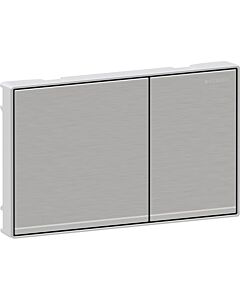 Geberit Sigma 60 Square Plaque d&#39;actionnement 115640GH1 chromé brossé, actionnement encastré