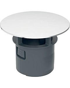 Geberit valve cover 241993011 with integrated overflow, for WT connection, white, sanitary ceramic