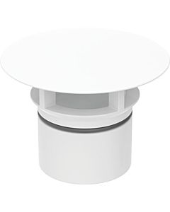 Geberit Clou Ventilabdeckung für Waschbeckenanschl weiß