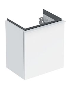 Geberit iCon Handwaschbecken-Unterschrank 502301011 37x41,5x27,9cm, 1 Tür, Anschlag links, weiß hochglänzend, Griff weiß matt