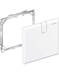Geberit Abdeckplatte 116425111 weiß, für Waschtischarmatur mit UP-Funktionsbox, Kunststoff