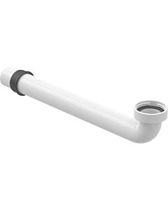Geberit drain pipe with union nut 240865111 white plastic
