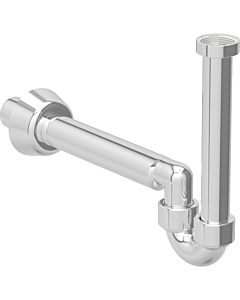 Geberit elbow 2000 2000 151108211 match2 match2 / 4 &quot;x 40 mm, for wash basin and Bidet , horizontal outlet, high-gloss chrome-plated