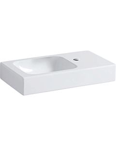 Geberit iCon Handwaschbecken 124053600 53 x 31 cm, weiss, KeraTect, Ablage rechts