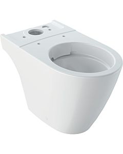 Geberit iCon à poser au sol WC 200460600 blanc KeraTect, 35,5x63,5cm, à fixer sur les réservoirs en saillie, sans rebord
