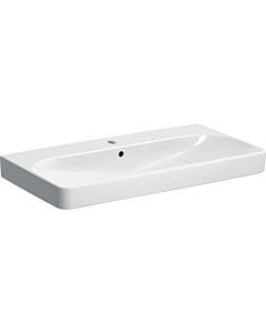 Geberit Smyle Square Waschtisch 500251018 weiss KeraTect, 90x48cm, mit Hahnloch und Überlauf