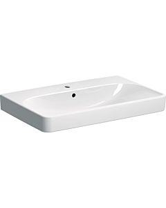 Geberit Smyle Square Waschtisch 500249018 weiss KeraTect, 75x48cm, mit Hahnloch und Überlauf