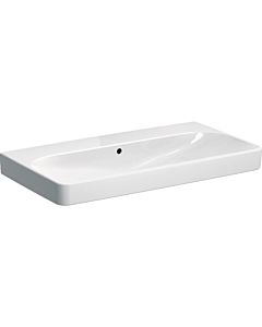 Geberit Smyle Square Waschtisch 500250018 weiss KeraTect, 90x48cm,ohne Hahnloch,mit Überlauf