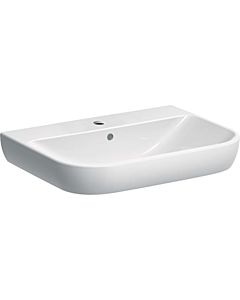 Geberit Smyle Waschtisch 500230018 weiss KeraTect, 65x48cm, mit Hahnloch und Überlauf