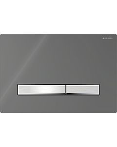 Geberit Sigma50 Betätigungsplatte 115788SD2 Rauchglas verspiegelt, für 2-Mengen-Spülung