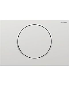 Geberit Sigma10 Round actuator plate 115758JQ5 Plate/button matt chrome, ring chrome-plated, plastic, for flush-stop-flush
