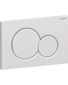 Geberit Sigma 01 Round Betätigungsplatte 115770JQ5 mattchrom lackiert, für 2-Mengen-Spülung, Kunststoff