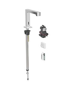 Geberit Brenta infrarouge mitigeur lavabo support, fonctionnement générateur, boîtier de fonction mitigeur lavabo , chromé brillant, sans mélangeur