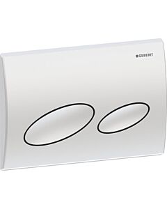 Geberit Kappa 20 Betätigungsplatte 115228461 seidenglanz verchromt, 2-Mengen-Spülung