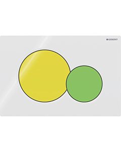 Geberit Sigma 01 flush plate 115770115 white, for dual flush