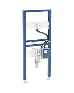 Élément de lavabo Geberit 111561002 BH 130 cm, robinetterie murale électronique avec boîtier de fonction dissimulé, avec siphon dissimulé