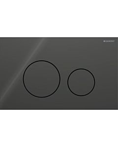 Geberit Sigma 40 Round actuator plate 115628SJ1 Round, black, for dual flush, Round