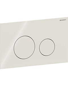 Geberit Sigma40 Plaque de commande 115628JL1 Ronde, gris sable, pour double chasse