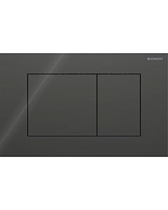 Geberit Sigma 40 Square Plaque d&#39;actionnement 115629SJ1 Square , noire, pour double chasse