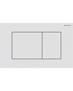 Geberit Sigma 40 Square Actuator plate 115629JT1 Square , matt white / easy-to-clean coated, for dual flush, Round