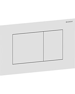 Geberit Sigma 40 Square Actuator plate 115629JT1 Square , matt white / easy-to-clean coated, for dual flush, Round