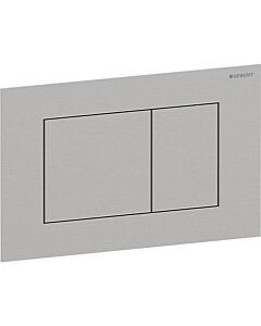 Geberit Sigma 40 Square flush plate 115629FW1 Square, brushed, easy-to-clean coated, for dual flushing,