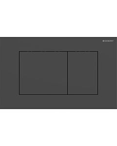 Geberit Sigma 40 Square Actuator plate 115629141 Square , matt black / easy-to-clean coated, for dual flush