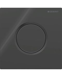 Geberit Typ 01 Urinal-Steuerung 116011DW5 pneumatisch, Round, tiefschwarz RAL 9005
