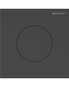 Geberit Typ 40 Betätigungsplatte 246118141 für. Urinalsteuerung, mit pneumatischer Spülauslösung, Round, schwarz matt