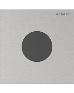 Geberit Typ 40 Urinal-Steuerung 116034FW1 elektronisch, Batteriebetrieb, Round, gebürstet, easy-to-clean-beschichtet