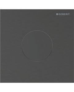 Geberit Type 40 urinal control 116024QD1 electronic, mains operation, round, black chrome / brushed, easy-to-clean coating