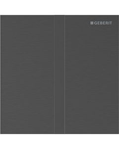 Geberit Typ 40 Abdeckplatte 246121QD1 für Urinalsteuerung IR, Square, schwarzchrom gebürstet