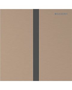 Geberit Typ 40 Urinal-Steuerung 116227QB1 elektronisch, Square, rotgold / gebürstet, easy-to-clean-beschichtet